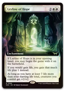 Leyline of Hope (Extended Art) #369 (Foil) (NM) Duskmourn DSK Magic MTG - Image 1