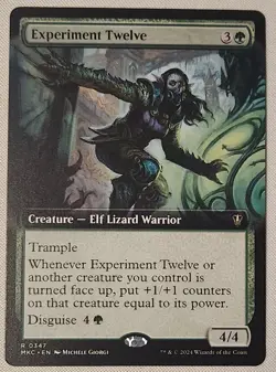 MTG Magic [x1] Experiment Twelve [x1] Extended Borderless Murders Karlov M/NM - Image 1