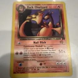 Pokemon TCG Dark Charizard Team Rocket 21/82 80 HP Rare Regular English Card - Image 1