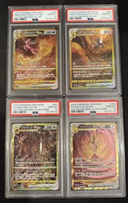 Pokemon PSA Graded Lot 4x 2022 VSTAR Universe Palkia Dialga Giratina Arceus - Image 1