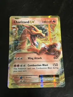 Pokemon TCG Charizard EX Obsidian Flames Holo Ultra Rare 12/108 LO - Image 1