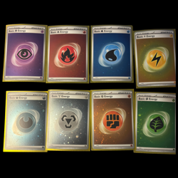 Pokemon TCG 151 Cosmo Holo Energy Full Set Of (8) SVE 001-008 - Image 1