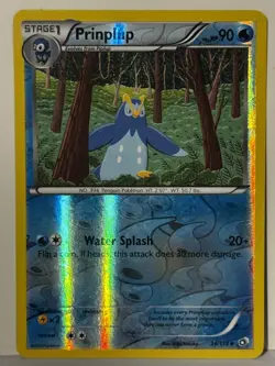 Prinplup Reverse Holo 34/113 Legendary Treasures NM Pokemon Fast Ship - Image 1