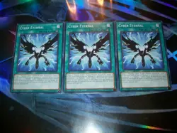 3x Cyber Eternal 1st Edition Common SDCS-EN022 Yu-Gi-Oh! - Image 1