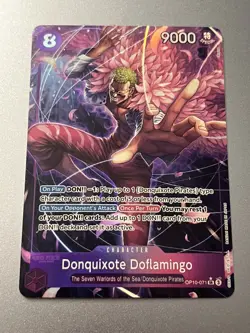One Piece Donquixote Doflamingo Figure Royal Blood OP10-071 Alt Art - Image 1
