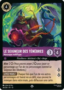 Lorcana - Le Seigneur Des Tenebres - Monarque malefique - MINT/NMINT - FR - FOIL - Image 1