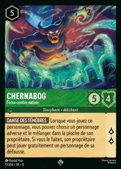 Lorcana - Chernabog - Force contre nature - MINT/NMINT - FR - FOIL - Image 1