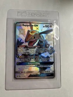 Pokemon TCG Rayquaza GX Celestial Storm Holo Card 177a/168 Promo Ultra Rare - Image 1