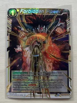 Forbidden Power BT15-119 SR Saiyan Showdown Dragon Ball Super Card Game - Image 1