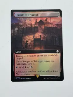 MTG Card Temple Of Triumph Universes Beyond Fallout Magic NM SEE PICS 525 - Image 1
