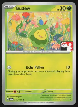 Pokemon Budew 004/131 Prize Pack Series Cards Normal Pack Fresh - NM - Image 1