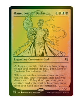 Bane, Lord of Darkness (Showcase) FOIL Commander Legends MTG - Image 1