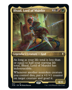Bhaal, Lord of Murder (FOIL Etched) Commander Legends MTG - Image 1