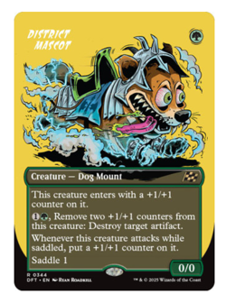 District Mascot - Borderless Aetherdrift MTG - Image 1