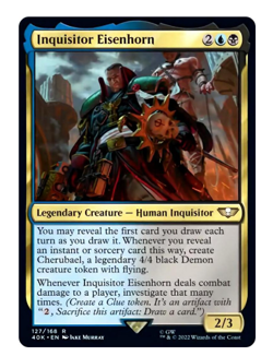 Inquisitor Eisenhorn Warhammer 40K MTG - Image 1