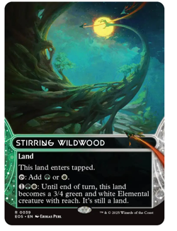 Stirring Wildwood (0039) - Borderless Edge of Eternities - Image 1