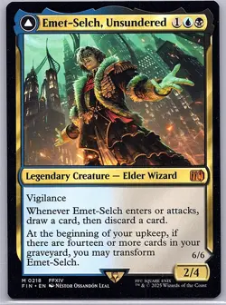 MTG Emet-Selch, Unsundered Final Fantasy Regular Mythic NM 218 - Image 1