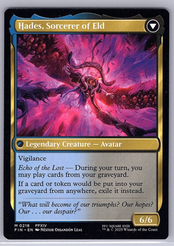 MTG Emet-Selch, Unsundered Final Fantasy Regular Mythic NM 218 - Image 2