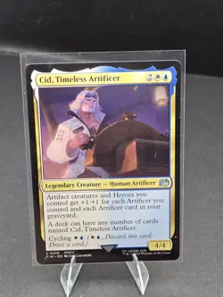 Cid, Timeless Artificer 0216 Final Fantasy Regular Nonfoil MTG Magic the Gatheri - Image 1