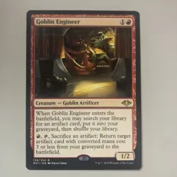 Goblin Engineer - Modern Horizons - MTG Magic the Gathering - NM - Image 1