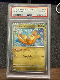 2025 Pokemon M24 en Dragonite McDonald's Promo PSA 10 - Image 1