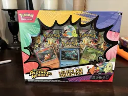 Pokemon TCG Ascended Heroes First Partner Deluxe Pin Collection - Sealed b DMG - Image 1