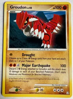 Groudon Pokemon TCG Legends Awakened 29/146 - Image 1