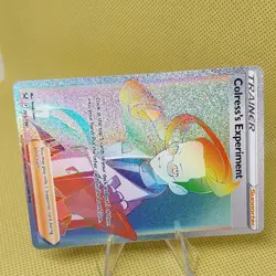 Pokemon Colress's Experiment Secret Rare 205/196 Lost Origin Trainer Holo Full … - Image 4