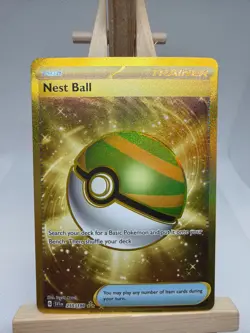Pokemon TCG Nest Ball Hyper Rare SV01: Scarlet & Violet Base Set 255/198 NM - Image 1