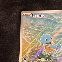 Pokemon Squirtle 170/165 Scarlet & Violet 151 Illustration Rare Holo Card - Image 2
