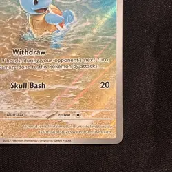 Pokemon Squirtle 170/165 Scarlet & Violet 151 Illustration Rare Holo Card - Image 4