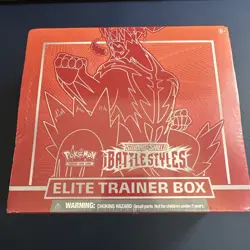 Pokemon Sword and Shield Battle Styles Elite Trainer Box Card Game 820650808357 - Image 1