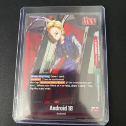 Dragon Ball Super Card Game Fusion World Android 18 FB06-001 L* - Image 2