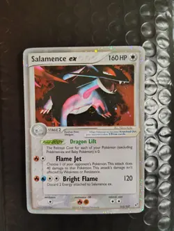 Salamence ex 103/107 EX Deoxys Pokemon Card Holo Foil Rare HP - Image 1