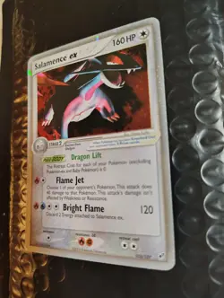Salamence ex 103/107 EX Deoxys Pokemon Card Holo Foil Rare HP - Image 2