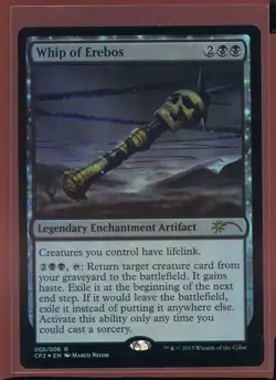 Whip of Erebos Foil Rare Ex/NM Promo Clash Pack CP2 Magic the Gathering MTG - Image 1
