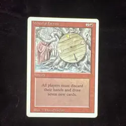 Wizards Wheel of Fortune Sorcery Rare Regular Revised Edition Daniel Gelon - Image 1