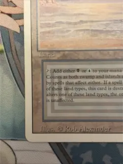 MTG Underground Sea Revised (3rd ed.) Dual Land LP - Image 3