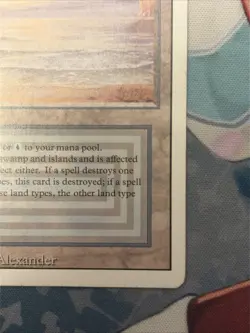 MTG Underground Sea Revised (3rd ed.) Dual Land LP - Image 4
