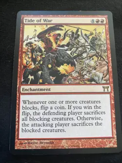 Tide of War MTG Champions of Kamigawa 194/306 Rare VLP - Image 1