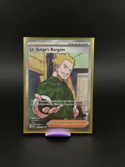 Pokemon Lt. Surge's Bargain 170/132 Mega Evolution NM - Image 1