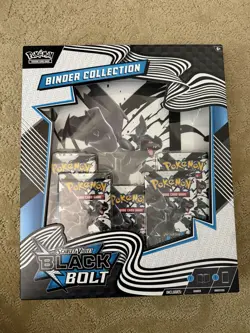 Pokemon TCG Scarlet & Violet Black Bolt Binder Collection BRAND NEW SEALED Unova - Image 1