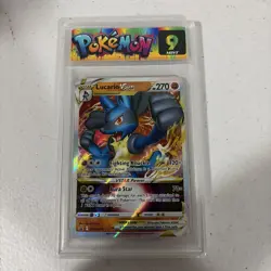 PSA 9 Lucario VSTAR #SWSH214 Pokemon Sword & Shield Promo Graded Mint 2022 Slab - Image 1