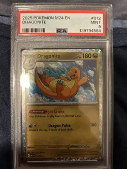 2025 POKEMON M24 EN-MCDONALD'S COLL #012 DRAGONITE PSA 9 - Image 1