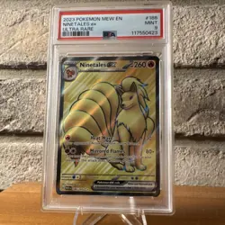 Pokemon TCG Ninetales ex PSA 9 Ultra Rare Holo Scarlet & Violet 151 186/165 - Image 1