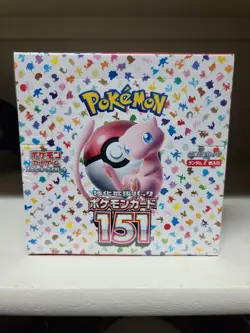 Pokemon 151 Japanese Booster Box Factory Sealed US seller With Shrink READ - Image 1