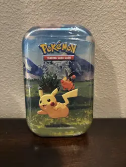 Pokemon Mega Evolution Ascended Heroes Mini Tin Pikachu & Tepig English - Image 1