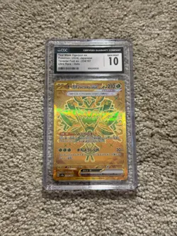 Pokemon Terastal Festival EX UR 234/187 Teal Mask Ogerpon EX, CGC 10 Gem Mint - Image 1