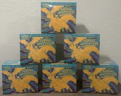 Lot Of 6 BRAND NEW Pokemon Mega Evolution Ascended Heroes Elite Trainer Box ETB - Image 1