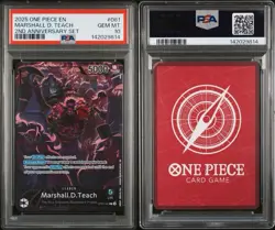 One Piece Marshall.D.Teach 2nd Anniversary Set OP09-081 PSA 10 - Image 3